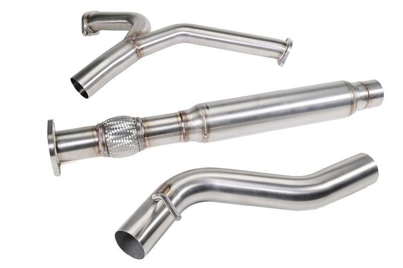 Subaru WRX Performance Exhaust - Perrin Performance - Mid Pipes with Resonator - `22-`25